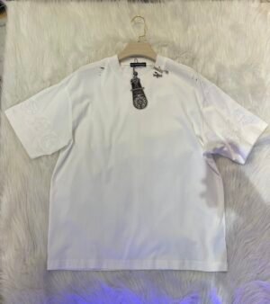 CHROME HEARTS STITCH EMBROIDERED T-SHIRT