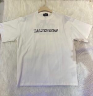 EMBROIDERED LOGO PRINT COTTON T-SHIRT