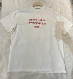 ACNE STUDIO STOCKHOLM 1996 CREW NECK COTTON T-SHIRT