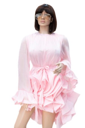 ZIMMERMANN LONGSLEEVE MINI DRESS