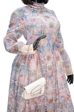 ZIMMERMANN RÉBELLION BEADED MIDI FLORAL DRESS